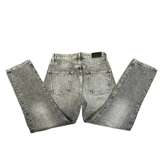 Edwin Hana Classic Straight Crop Rapture Black Wash Denim Jeans Women's 24 NWT - Picture 7 of 11